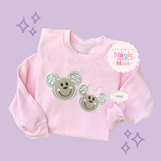 EMBROIDERED GINGERBREAD - EXCLUSIVE TO MoM - ADULT SWEATSHIRT