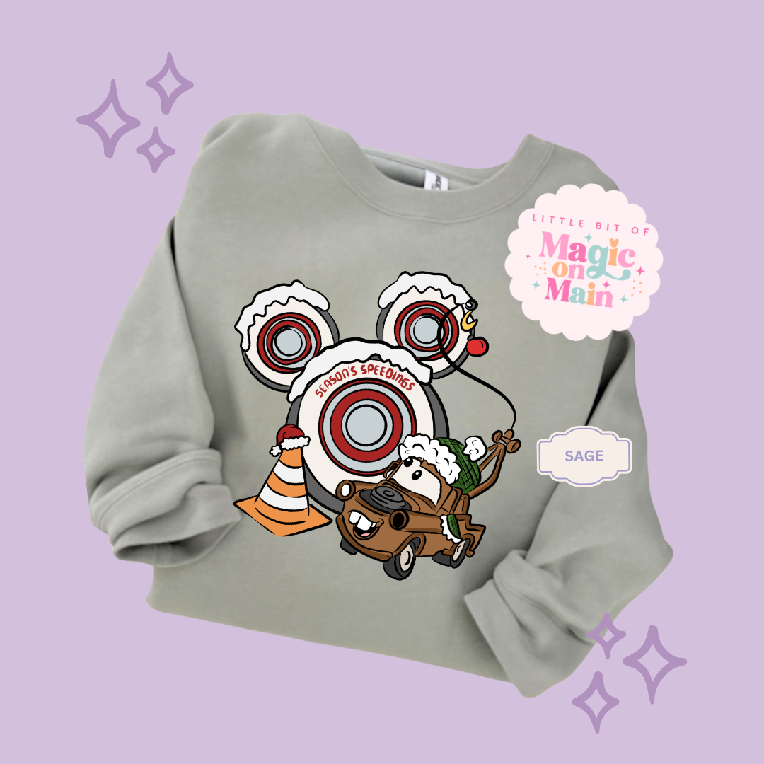 PRINTED SEASONS SPEEDINGS - ADULT SWEATSHIRT