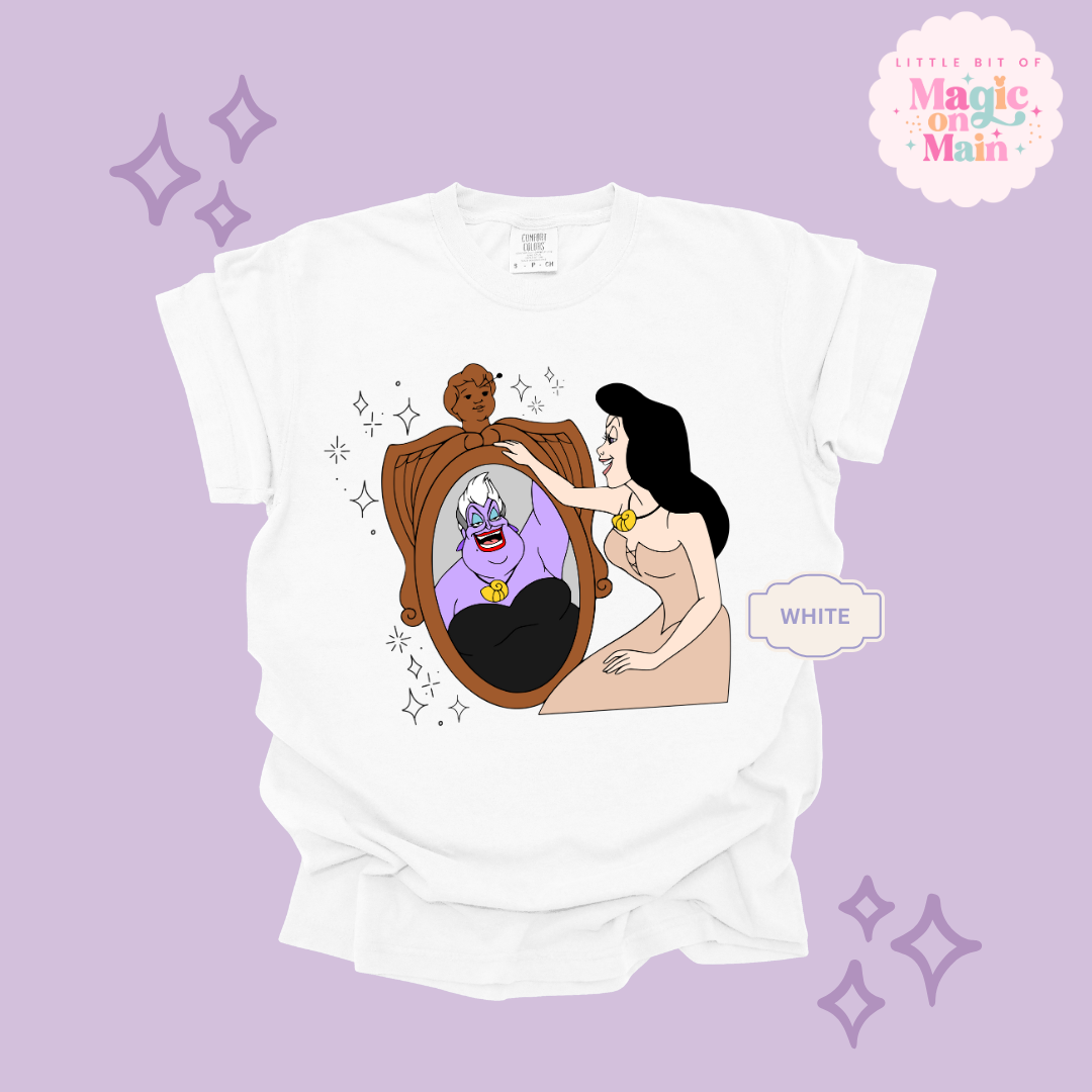 PRINTED VANESSA MIRROR WITH SPARKLE - ADULT T-SHIRT