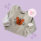 EMBROIDERED MCKY PUMPKIN - EXCLUSIVE TO MoM - ADULT SWEATSHIRT 10057