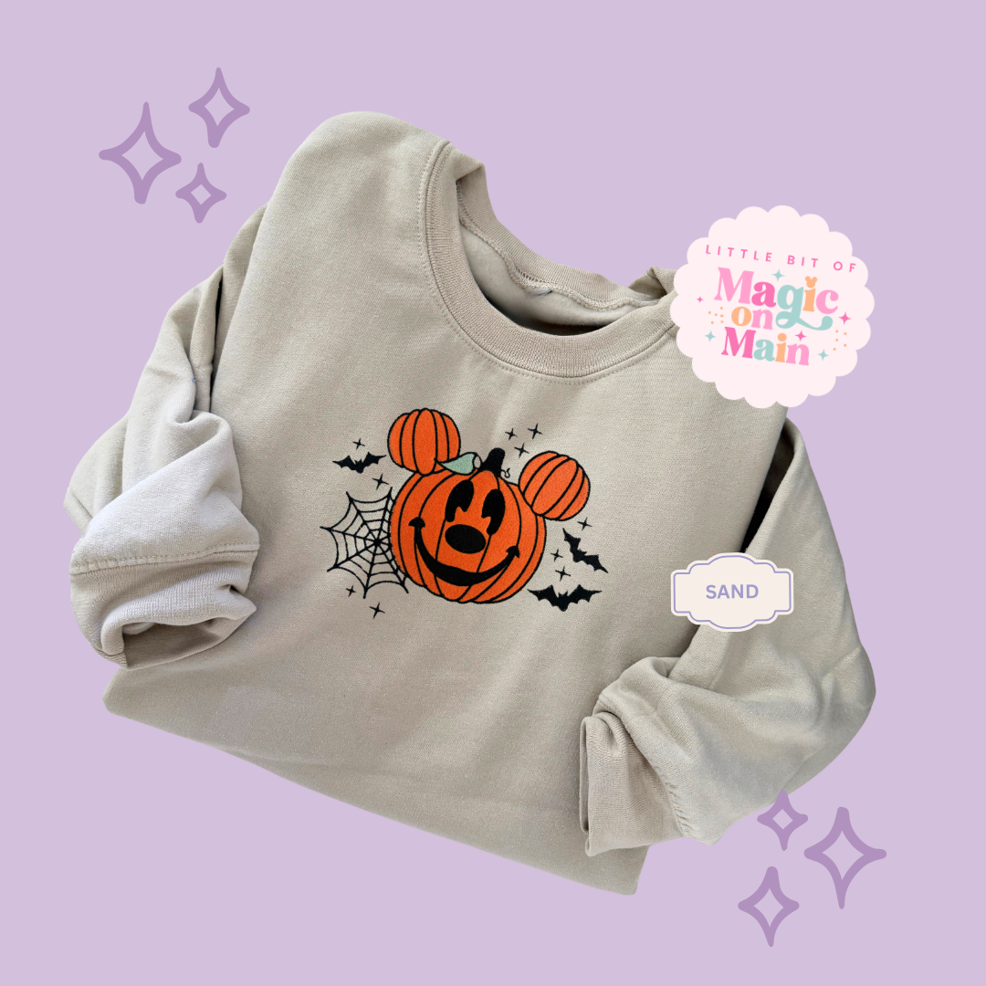 EMBROIDERED MCKY PUMPKIN - EXCLUSIVE TO MoM - ADULT SWEATSHIRT 10057