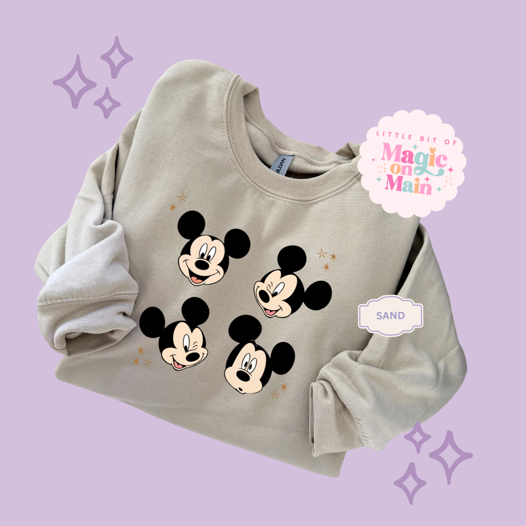 PRINTED MCKY STARS - EXCLUSIVE TO MoM - ADULT SWEATSHIRT 10037