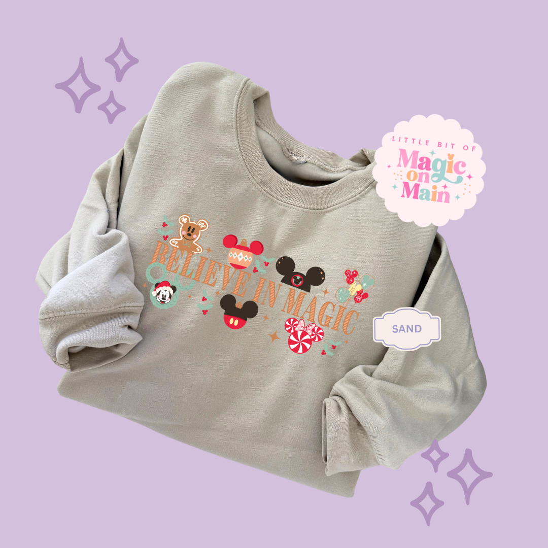PRINTED BELIEVE IN MAGIC - EXCLUSIVE TO MoM - ADULT SWEATSHIRT