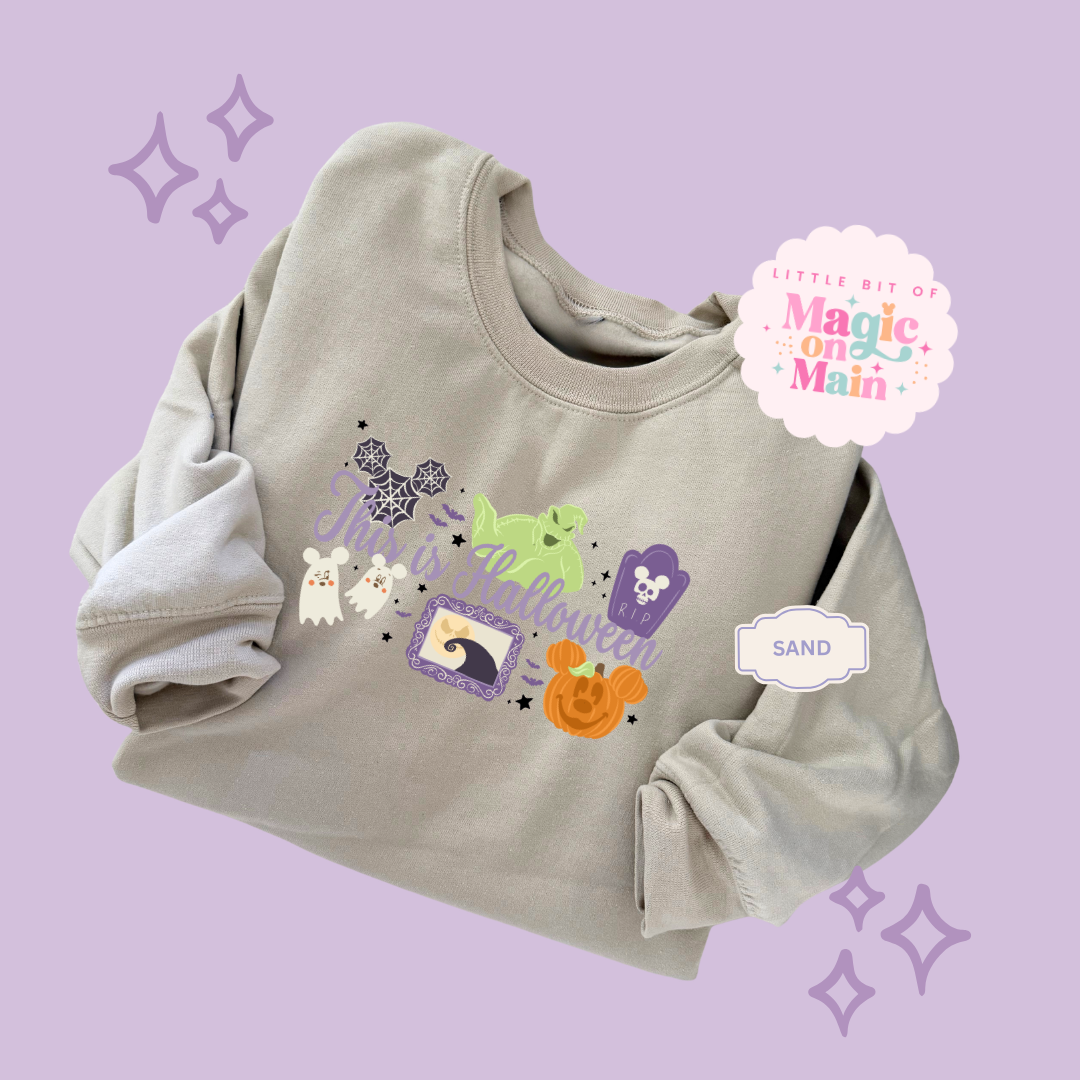 PRINTED THIS IS HALLOWEEN - EXCLUSIVE TO MoM - ADULT SWEATSHIRT