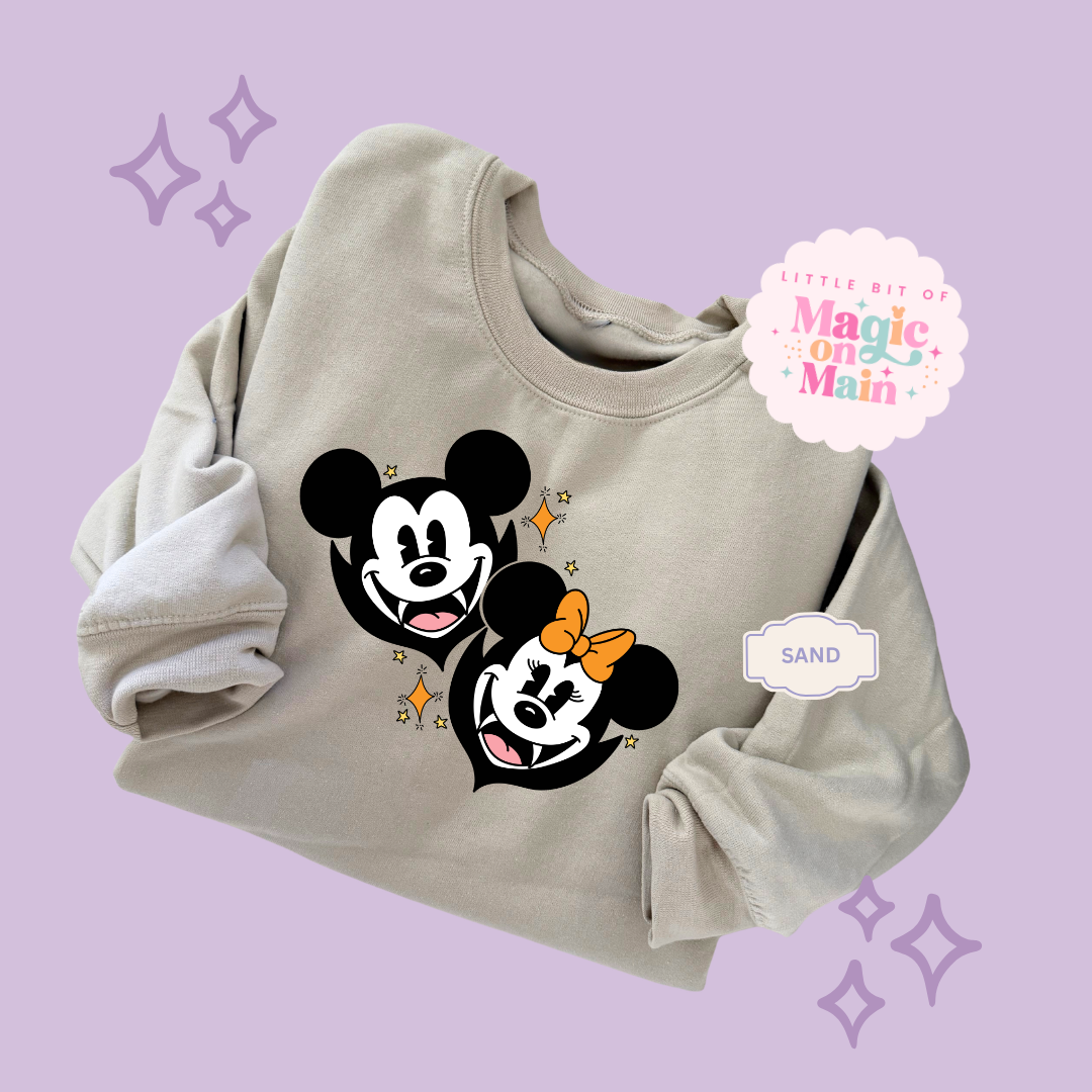 PRINTED MCKY VAMPIRE - EXCLUSIVE TO MoM - ADULT SWEATSHIRT 10058
