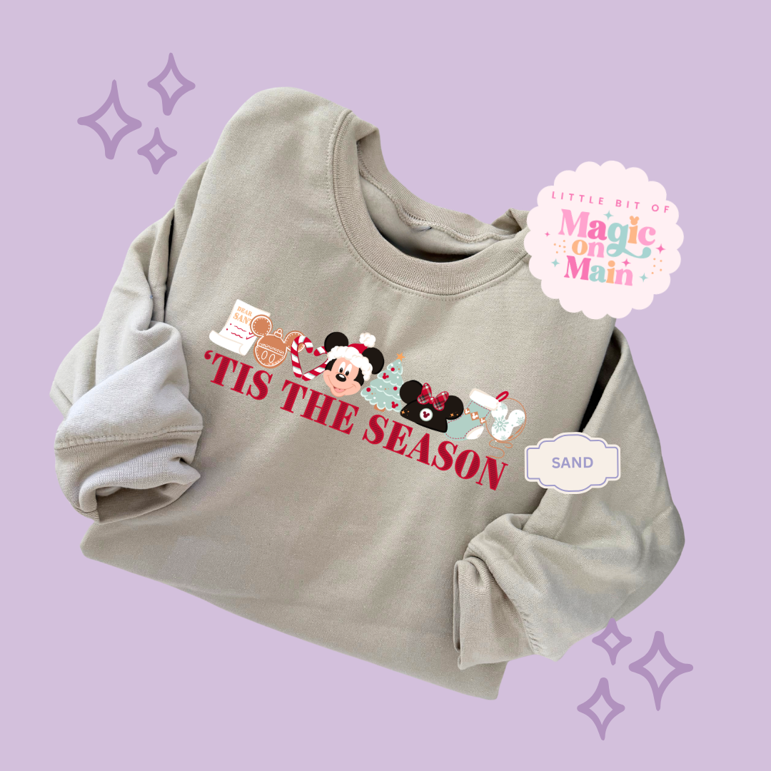 PRINTED TIS THE SEASON - EXCLUSIVE TO MoM - ADULT SWEATSHIRT