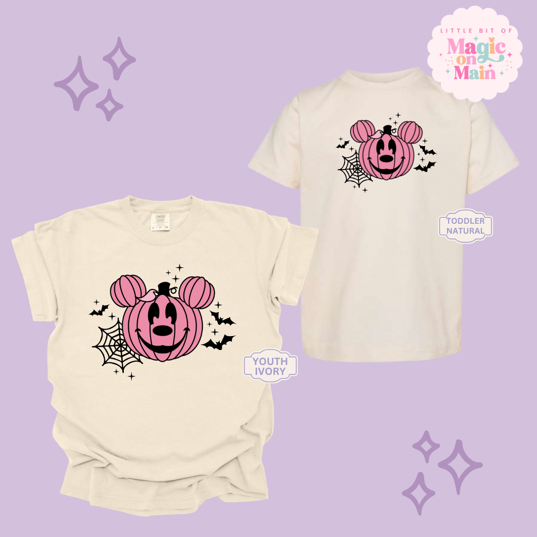 PRINTED PINK PUMPKIN - EXCLUSIVE TO MoM - YOUTH/TODDLER