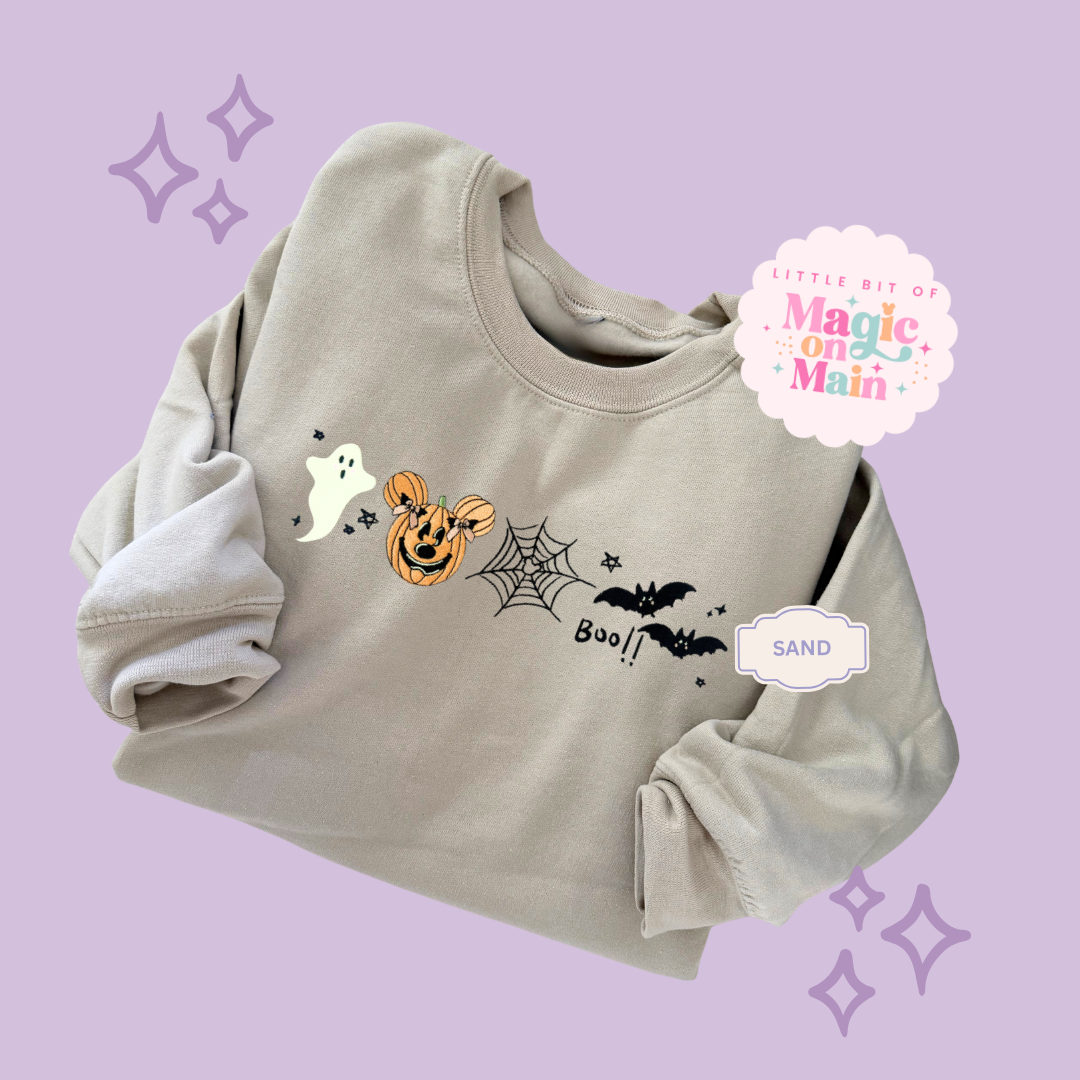 EMBROIDERED BOO CREW - EXCLUSIVE TO MoM - ADULT SWEATSHIRT