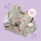 EMBROIDERED GHOULY HALLOWEEN - EXCLUSIVE TO MoM - ADULT SWEATSHIRT 10059