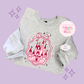 PRINTED PINK CASTLE - ADULT SWEATSHIRT 10003