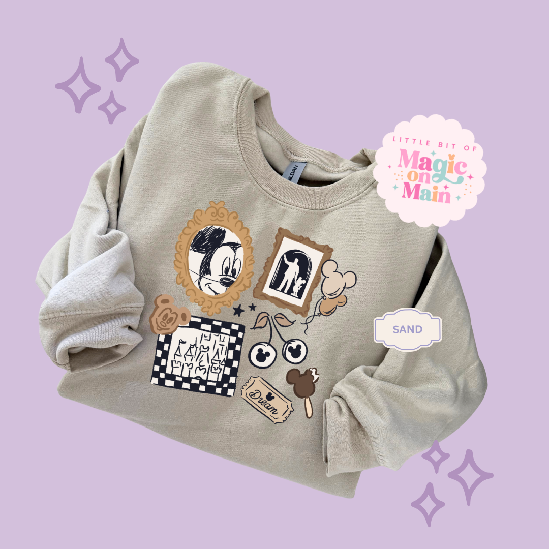 PRINTED NEUTRAL MCKY - ADULT SWEATSHIRT 10039