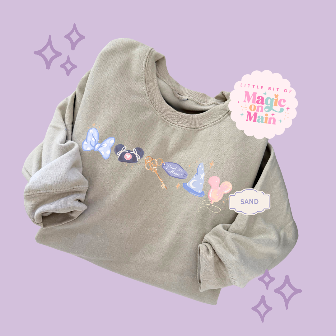 PRINTED PARK DAY MAGIC - EXCLUSIVE TO MoM - ADULT SWEATSHIRT
