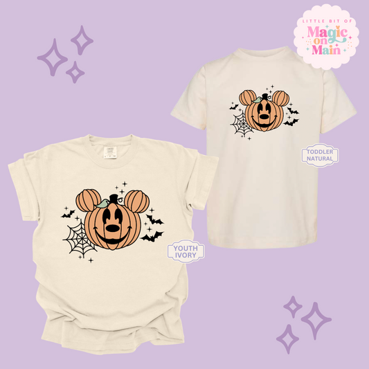 PRINTED ORANGE PUMPKIN - EXCLUSIVE TO MoM - YOUTH/TODDLER