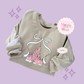 EMBROIDERED CASTLE - ADULT SWEATSHIRT