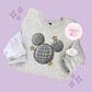 PRINTED MICKEY DISCO BALL - ADULT SWEATSHIRT