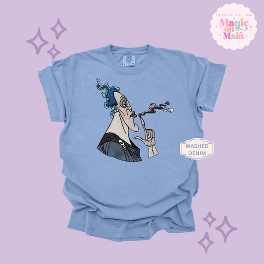 EMBROIDERED HADES  - ADULT T-SHIRT