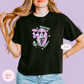 PRINTED NEON HALLOWEEN MICKEY - WOMENS BOXY T-SHIRT