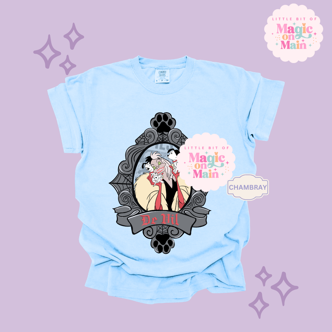 PRINTED DE VIL- EXCLUSIVE TO MoM - ADULT T-SHIRT