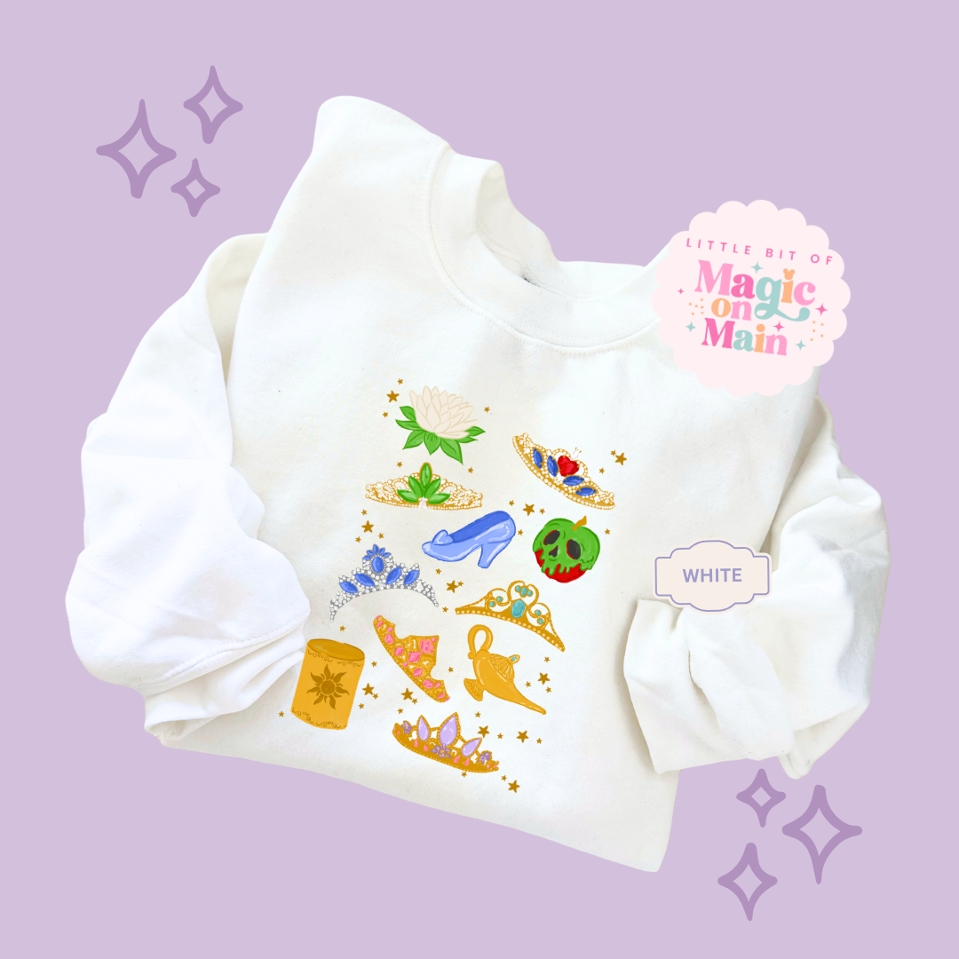 PRINTED PRINCESS ELEMENTS - ADULT SWEATSHIRT 10050