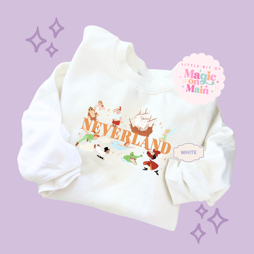 PRINTED NEVERLAND  - EXCLUSIVE TO MoM - ADULT SWEATSHIRT 10049