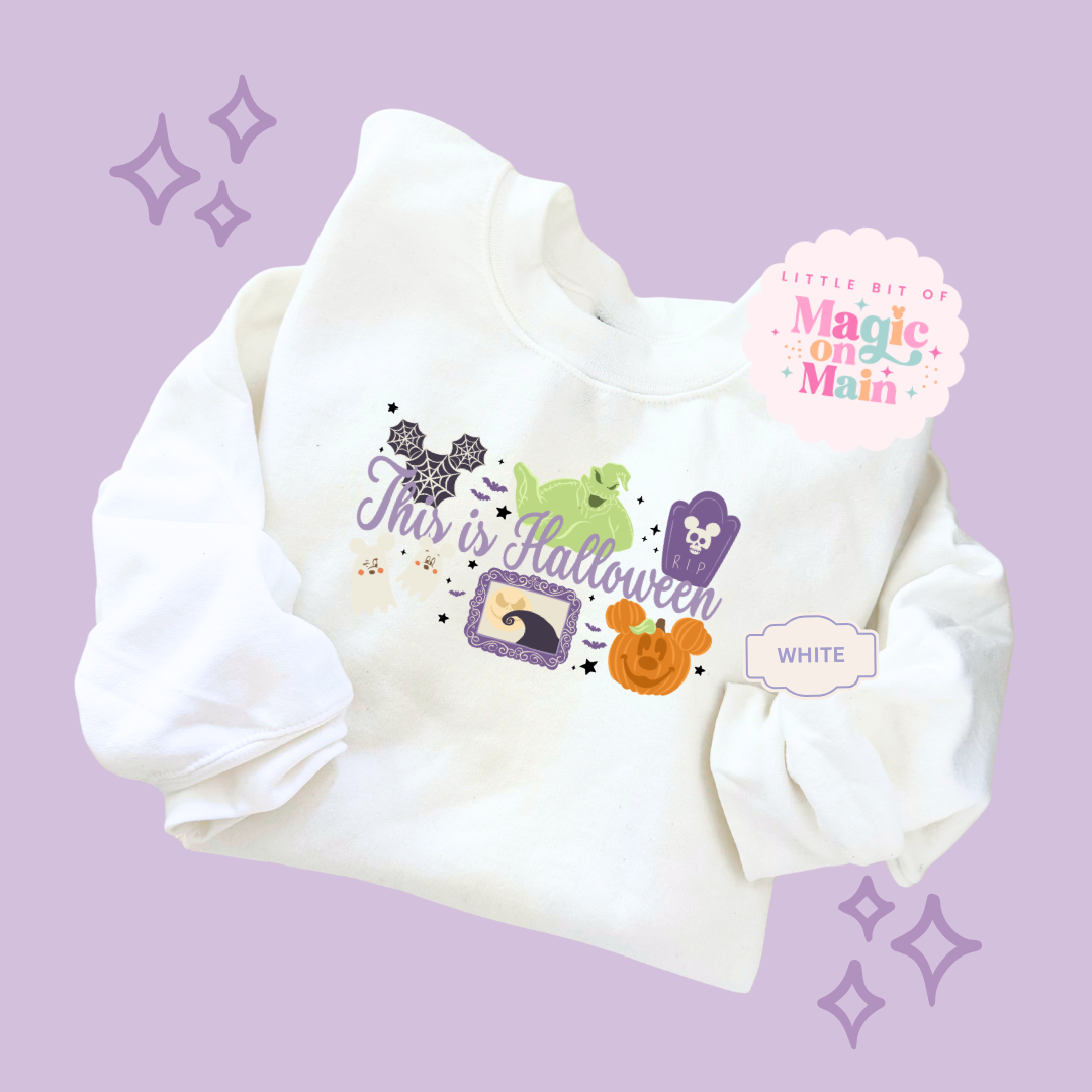 PRINTED THIS IS HALLOWEEN - EXCLUSIVE TO MoM - ADULT SWEATSHIRT