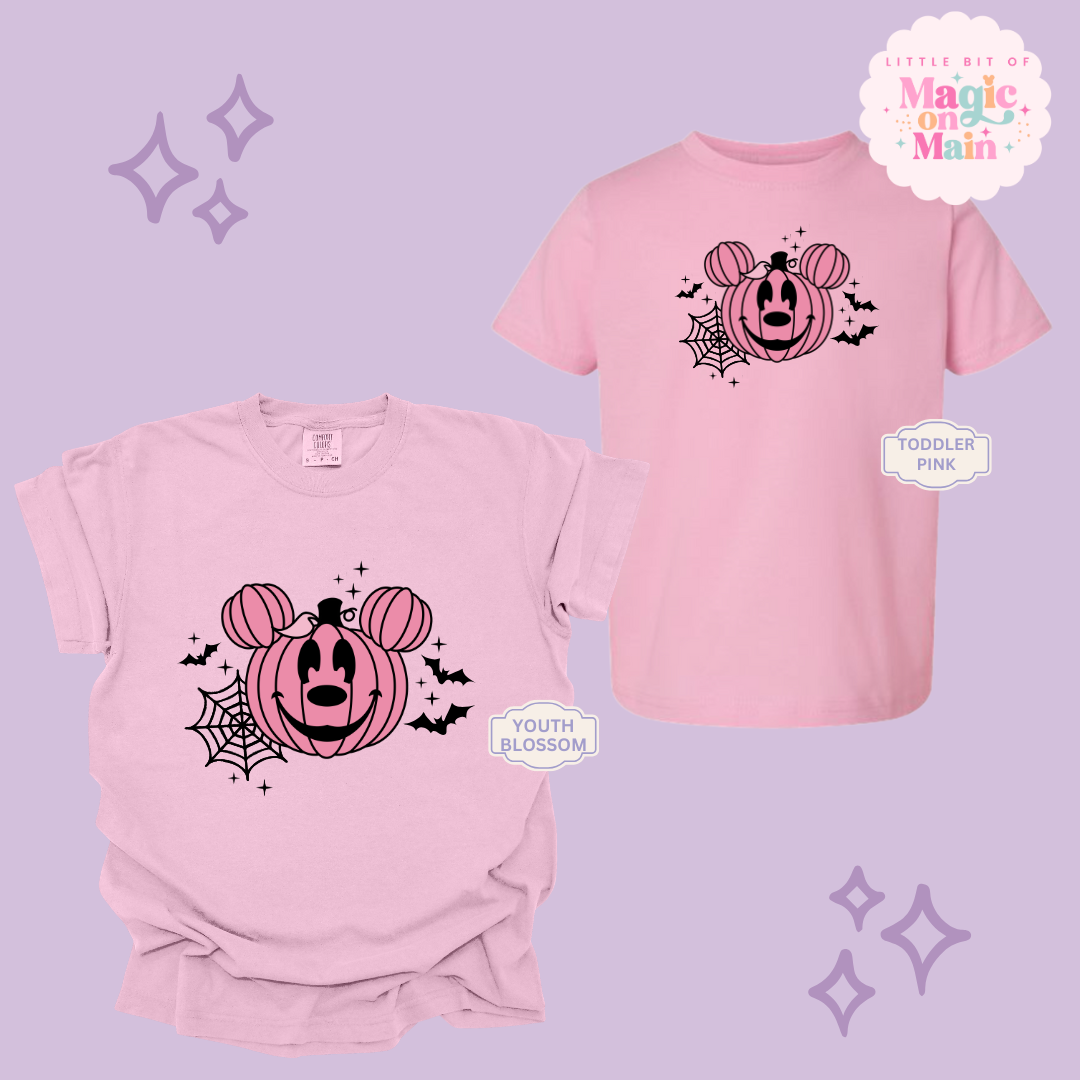 PRINTED PINK PUMPKIN - EXCLUSIVE TO MoM - YOUTH/TODDLER
