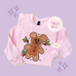 PRINTED GINGERBREAD - TODDLER / YOUTH SWEATSHIRT