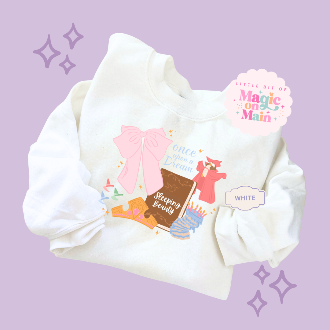 PRINTED ONCE UPON A DREAM  - EXCLUSIVE TO MoM - ADULT SWEATSHIRT 10048