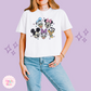 EMBROIDERED MICKEY AND FRIENDS - WOMENS BOXY T-SHIRT