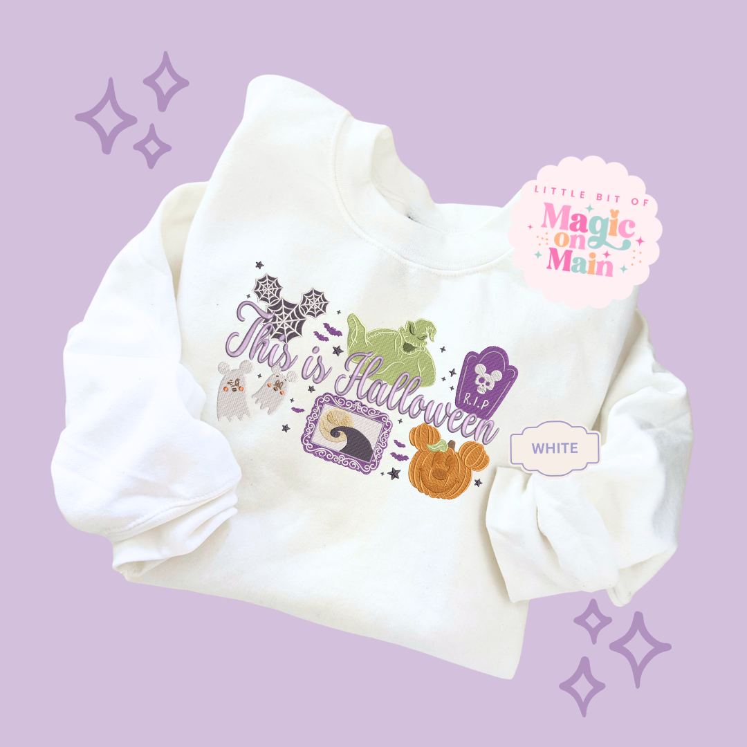 EMBROIDERED THIS IS HALLOWEEN - EXCLUSIVE TO MoM - ADULT SWEATSHIRT
