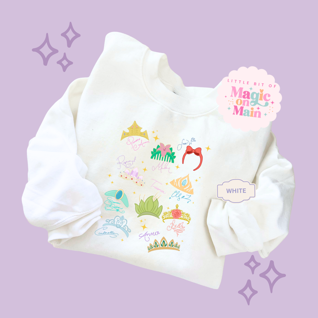 PRINTED CROWNS - ADULT SWEATSHIRT 10045