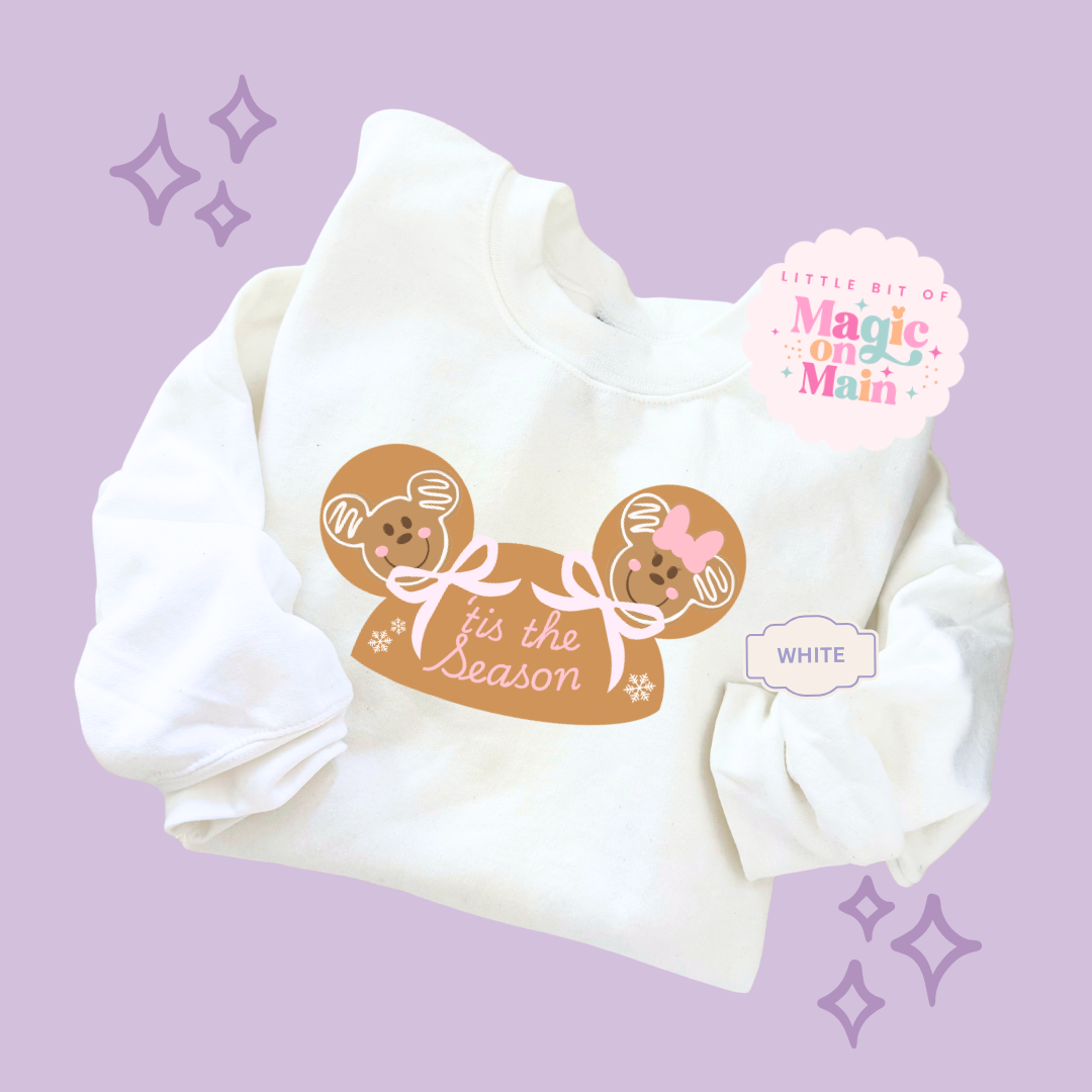 PRINTED GINGERBREAD HOLIDAY HAT- EXCLUSIVE TO MoM - ADULT SWEATSHIRT