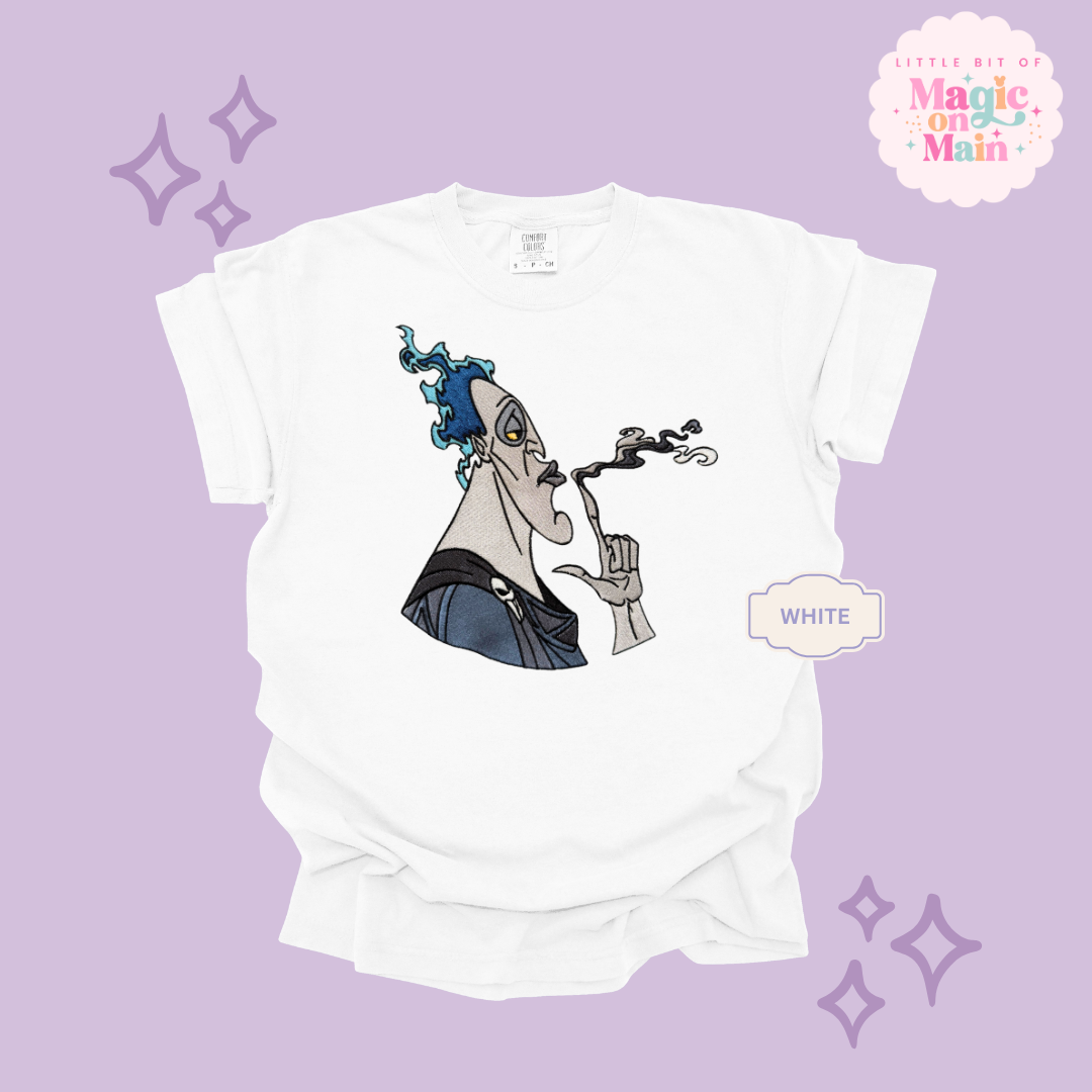 EMBROIDERED HADES  - ADULT T-SHIRT