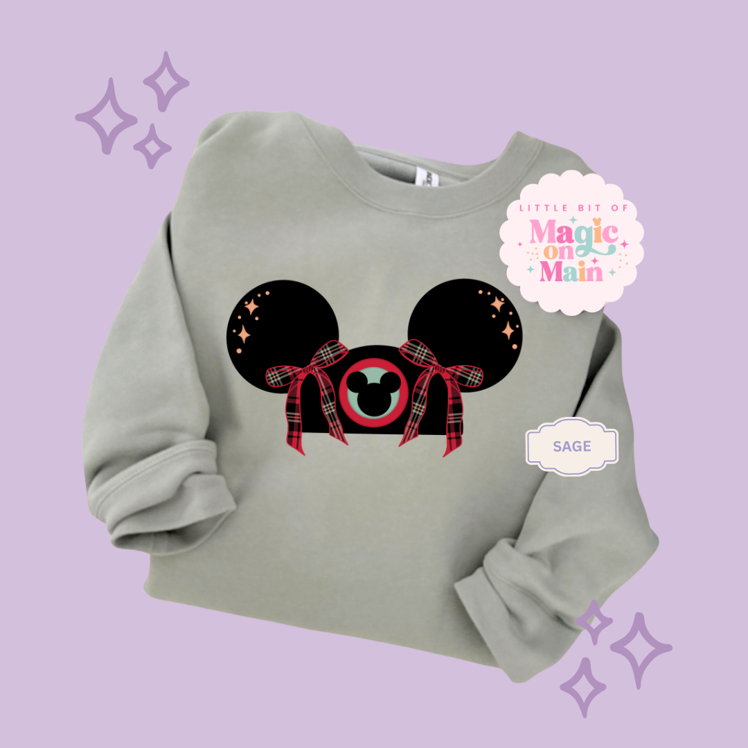 PRINTED HOLIDAY HAT- EXCLUSIVE TO MoM - ADULT SWEATSHIRT