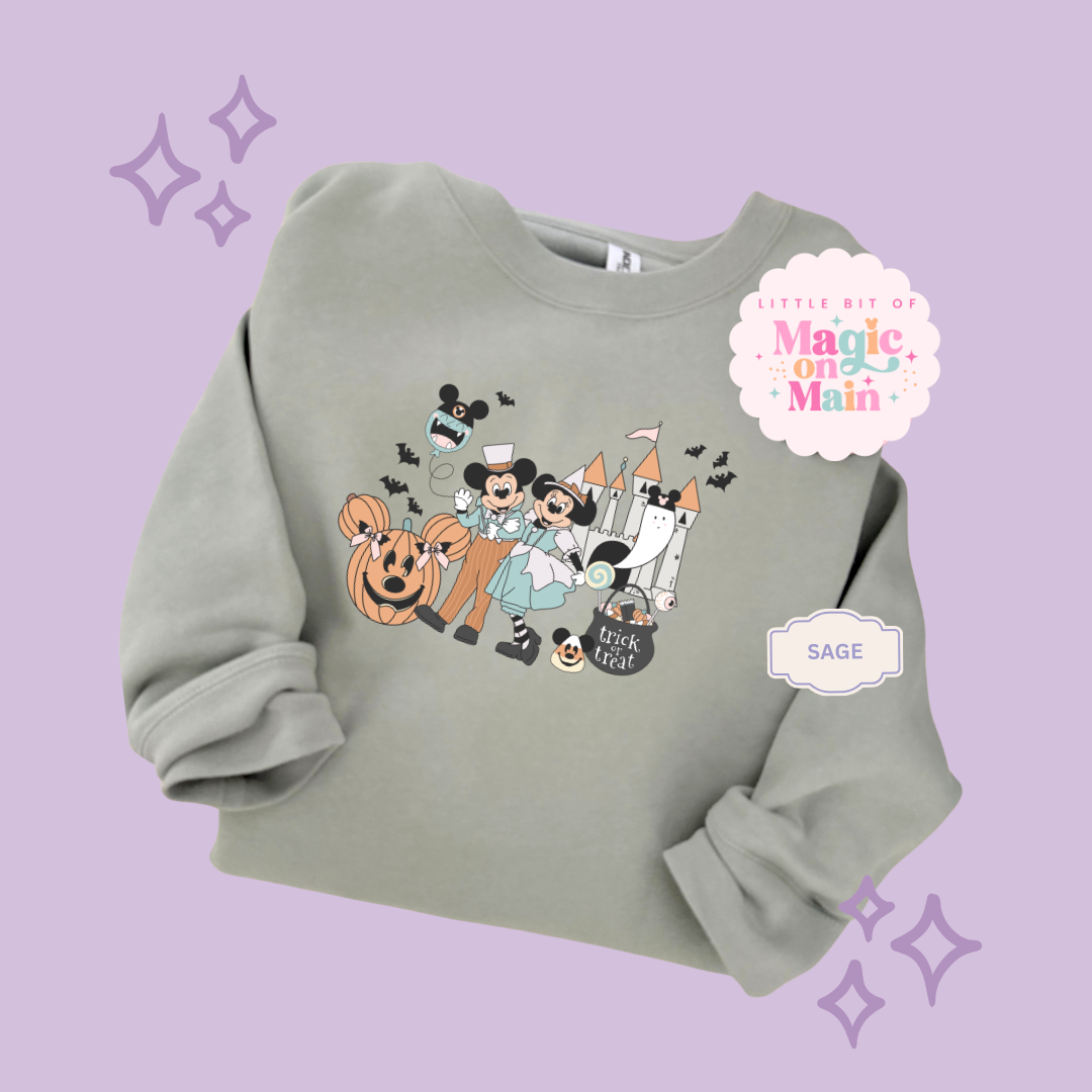 PRINTED MAIN ST HALLOWEEN - ADULT SWEATSHIRT