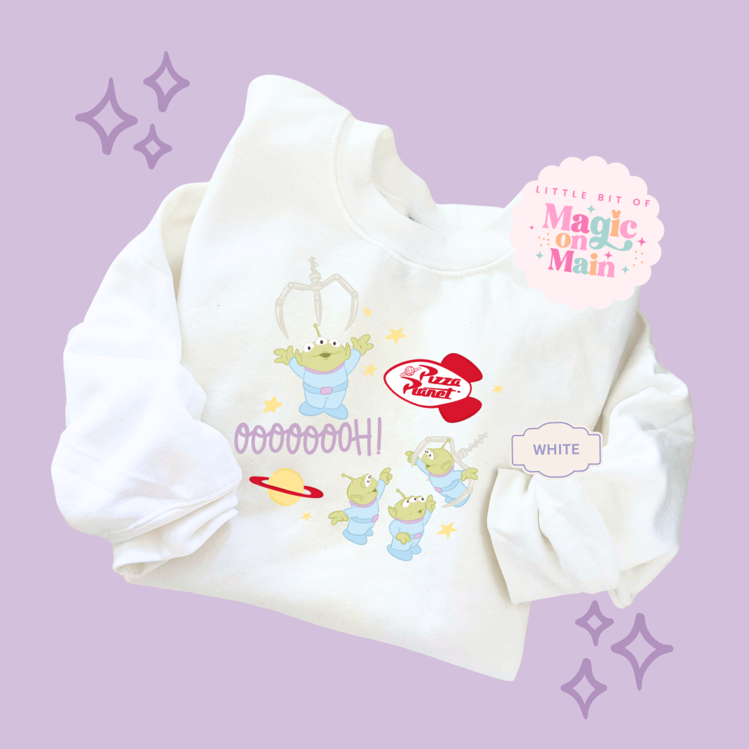 PRINTED ALIENS - TODDLER / YOUTH SWEATSHIRT