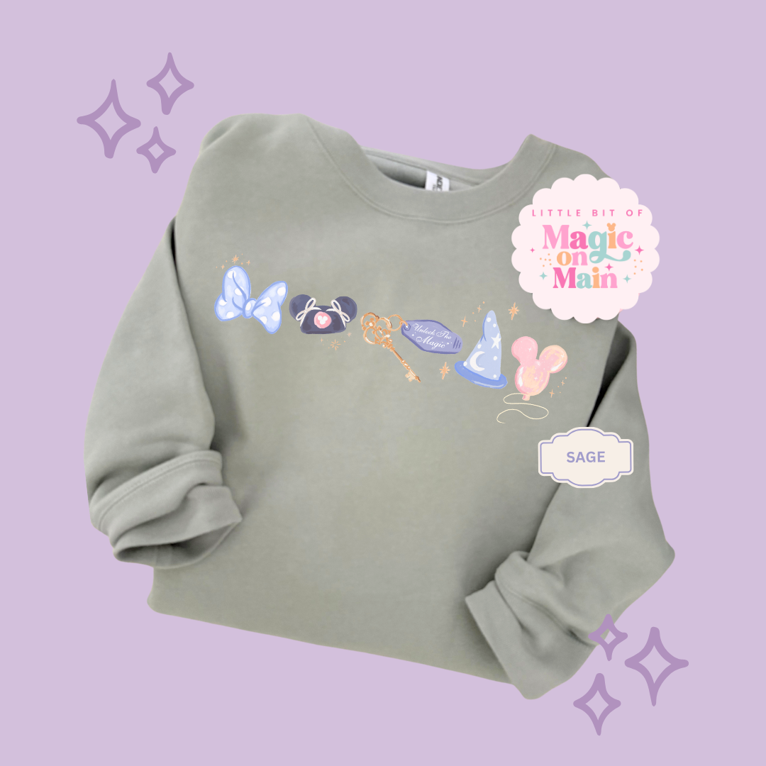 PRINTED PARK DAY MAGIC - EXCLUSIVE TO MoM - ADULT SWEATSHIRT