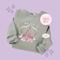 EMBROIDERED CASTLE - ADULT SWEATSHIRT