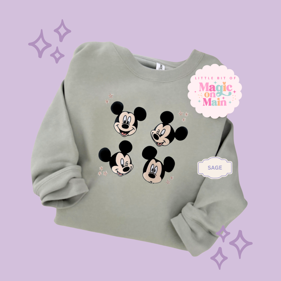 EMBROIDERED MCKY STARS - EXCLUSIVE TO MoM - ADULT SWEATSHIRT 10037