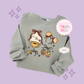 EMBROIDERED POOH COQUETTE - ADULT SWEATSHIRT