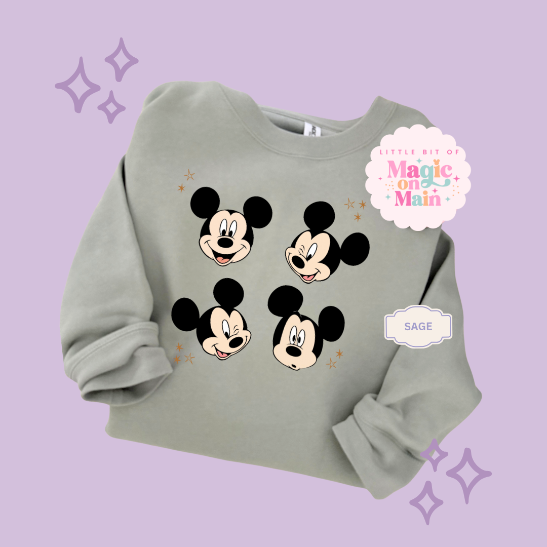 PRINTED MCKY STARS - EXCLUSIVE TO MoM - ADULT SWEATSHIRT 10037