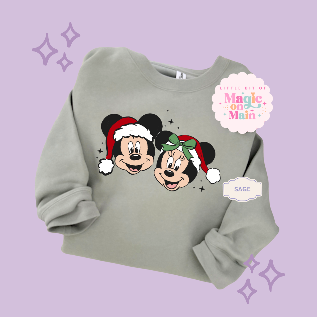 PRINTED MERRY MCKY MNIE - EXCLUSIVE TO MoM - ADULT SWEATSHIRT
