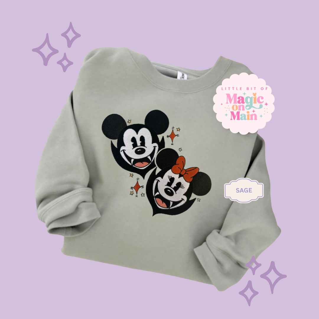 EMBROIDERED MCKY VAMPIRE - EXCLUSIVE TO MoM - ADULT SWEATSHIRT 10058