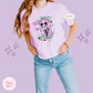 PRINTED NEON HALLOWEEN MICKEY - WOMENS BOXY T-SHIRT