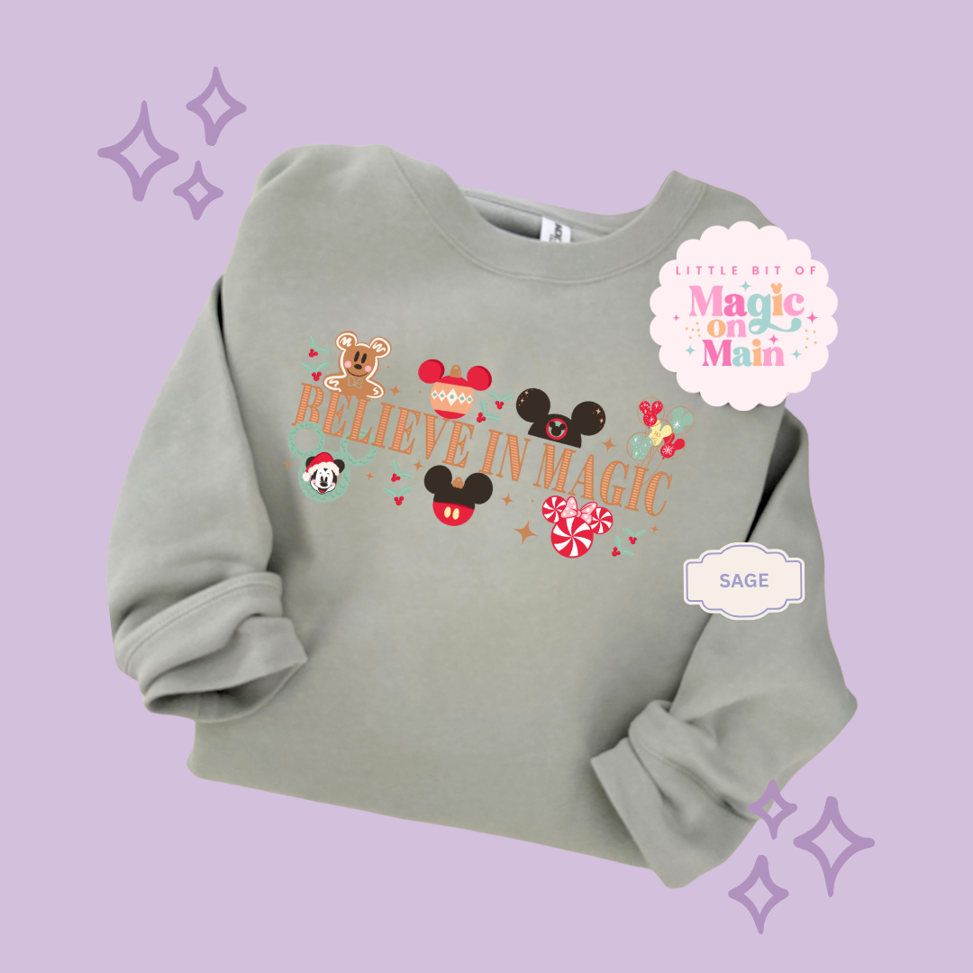 PRINTED BELIEVE IN MAGIC - EXCLUSIVE TO MoM - ADULT SWEATSHIRT