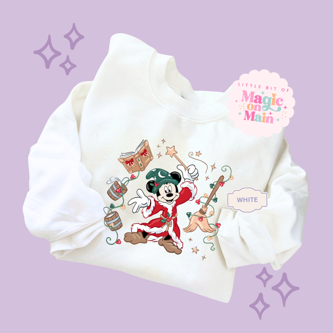 PRINTED CHRISTMAS SORCERER - ADULT SWEATSHIRT