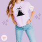 PRINTED SPOOKY CINDY - WOMENS BOXY T-SHIRT