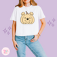 PRINTED POOH PUMPKIN - WOMENS BOXY T-SHIRT