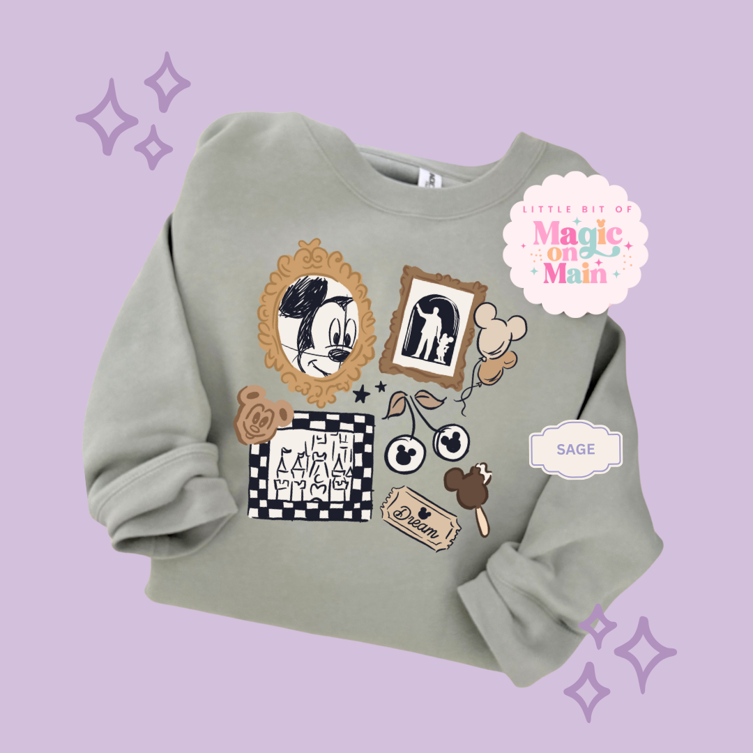 PRINTED NEUTRAL MCKY - ADULT SWEATSHIRT 10039