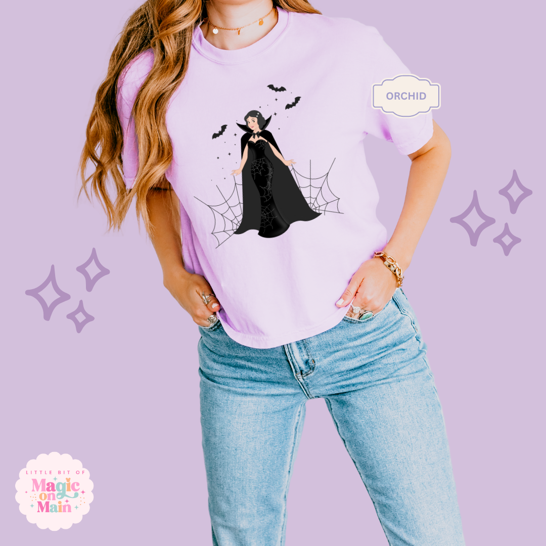 PRINTED SNOW WHITE - WOMENS BOXY T-SHIRT